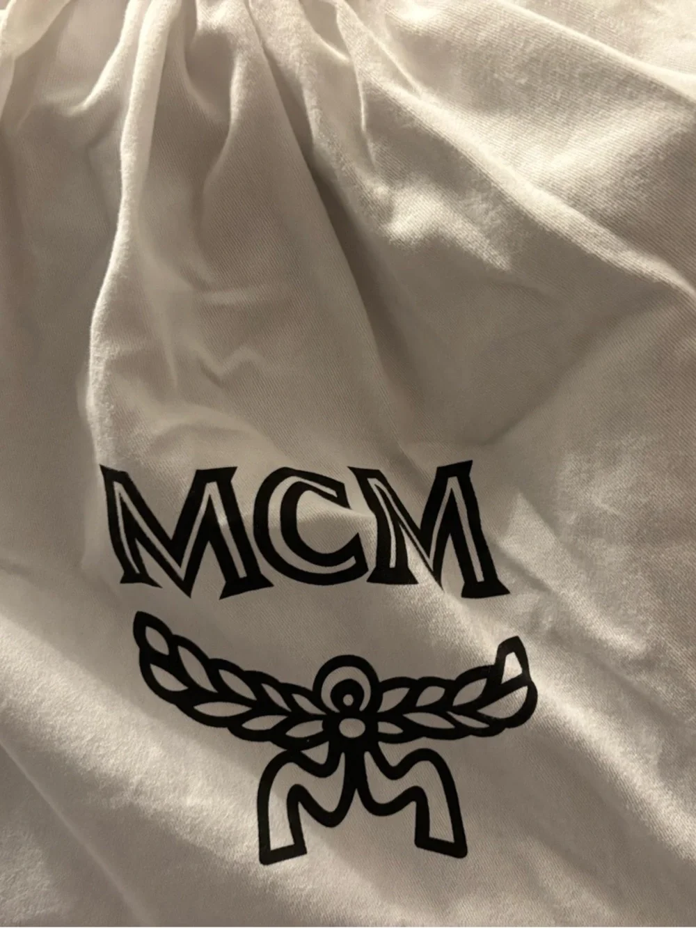 MCM Cognac Logo-Print Tote with Black Accents - Picture 7 of 8